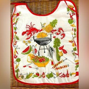 Vintage 100% cotton New never used  lobster 🦞 bibs! Four!